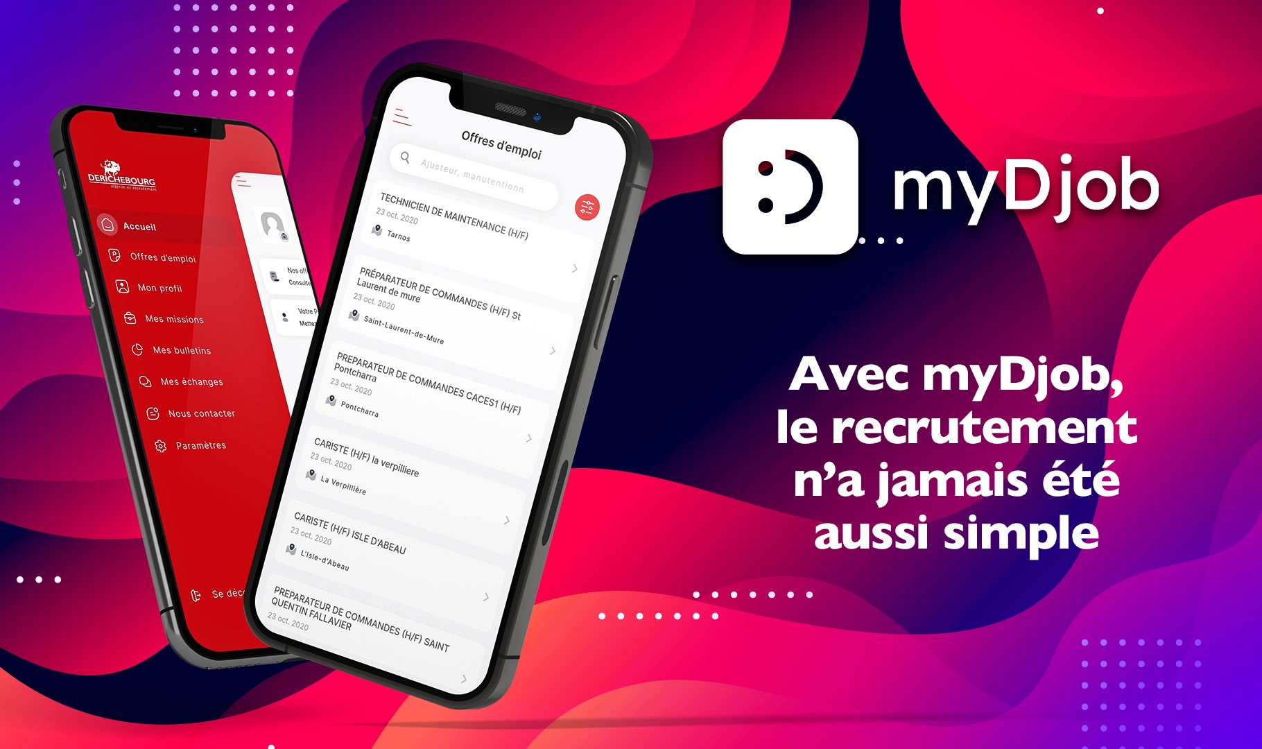 LES NOUVEAUTES MYDJOB !